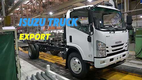 ISUZU truck chassis production workshop